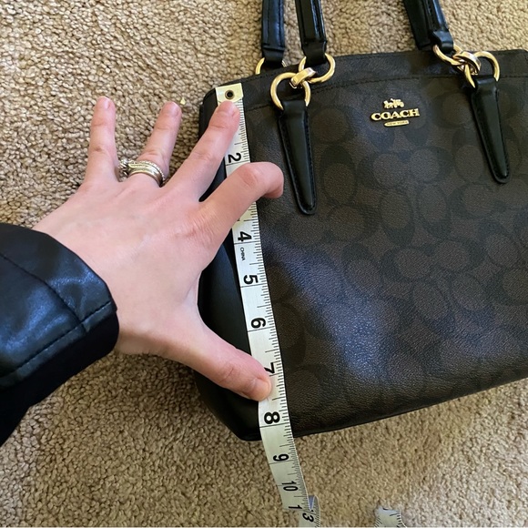 Coach Satchel Bag brown black - Picture 11 of 13